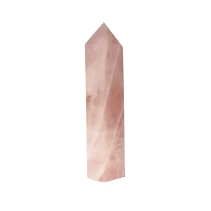 rose quartz crystal tower